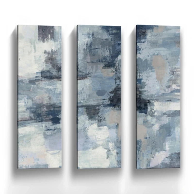 In The Indigo Clouds Canvas Art Prints, Set of 3