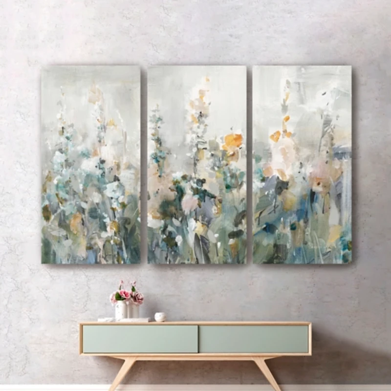 Rustic Garden Canvas Art Prints, Set of 3
