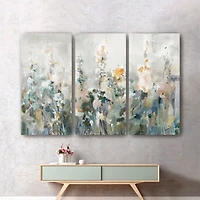 Rustic Garden Canvas Art Prints, Set of 3