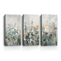 Rustic Garden Canvas Art Prints, Set of 3