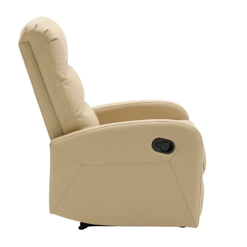 Tan Faux Leather Dormi Recliner