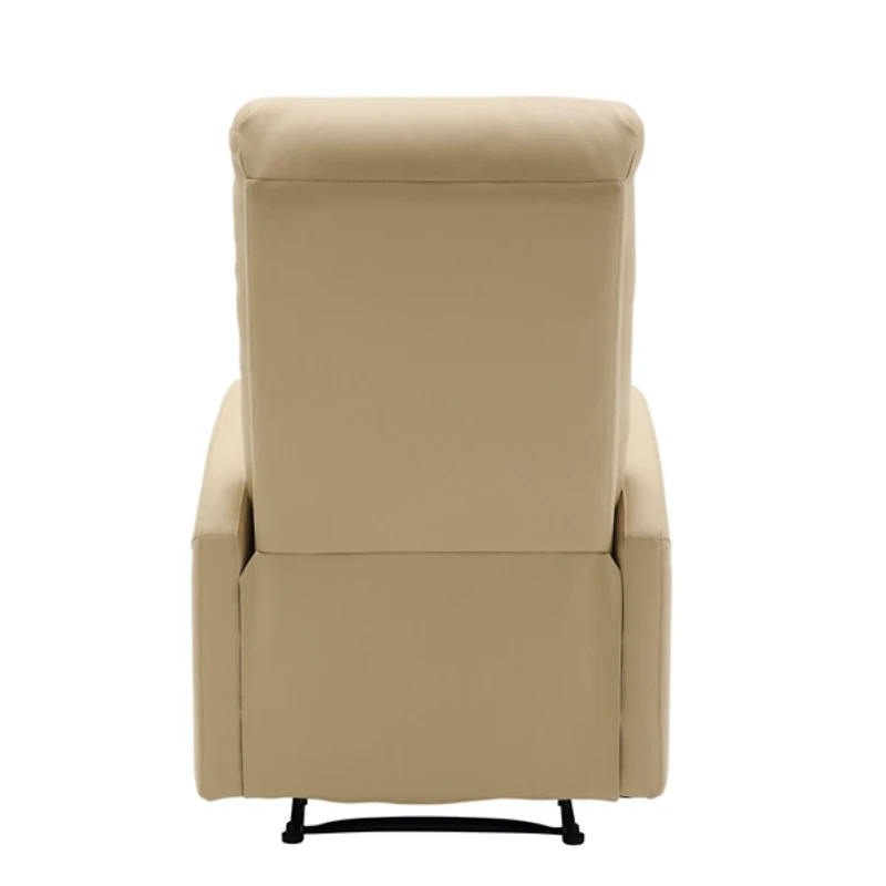 Tan Faux Leather Dormi Recliner