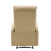 Tan Faux Leather Dormi Recliner