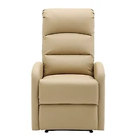 Tan Faux Leather Dormi Recliner