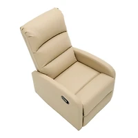 Tan Faux Leather Dormi Recliner