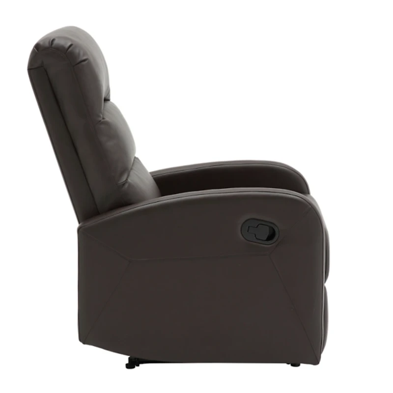 Brown Faux Leather Dormi Recliner