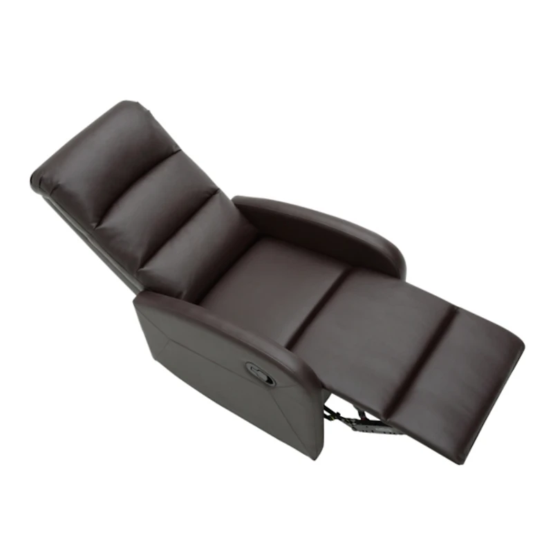 Brown Faux Leather Dormi Recliner
