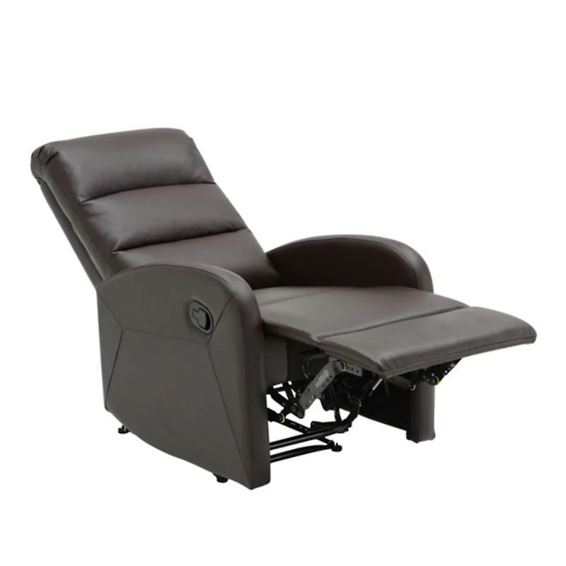 Brown Faux Leather Dormi Recliner