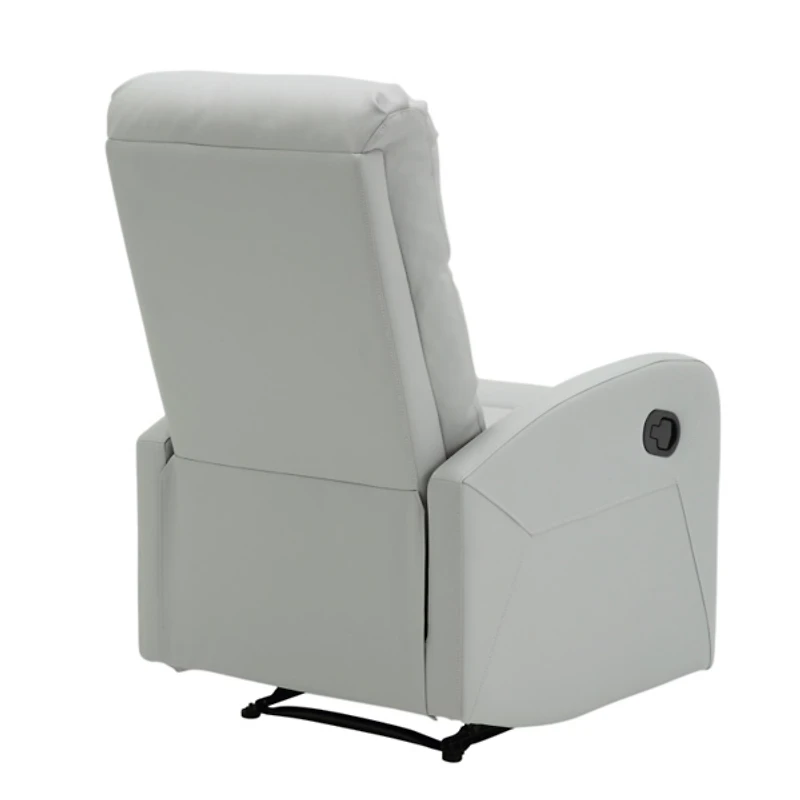 Light Gray Faux Leather Dormi Recliner