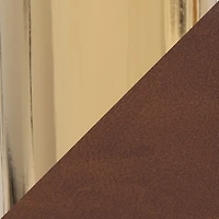 Faux Leather & Gold Marshall Office Chair