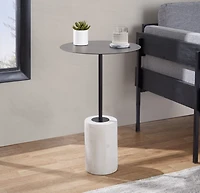 Black Metal & Concrete Janis Cocktail Table