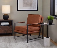 Black Metal & Concrete Janis Cocktail Table