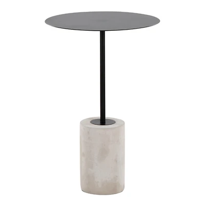 Black Metal & Concrete Janis Cocktail Table