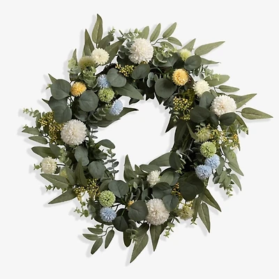 Mum and Eucalyptus Wreath