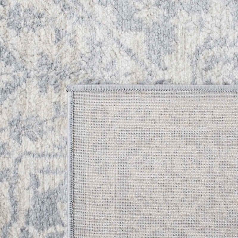 Gray Brentwood Traditional Runner, 2x8