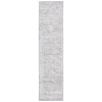 Gray Brentwood Traditional Runner, 2x8