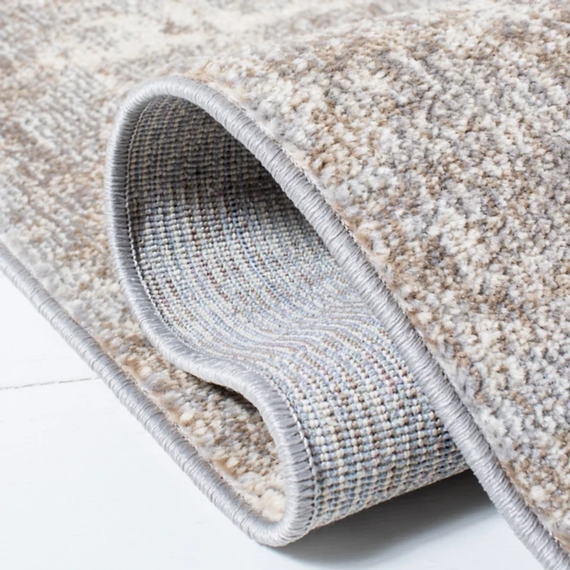 Beige Madison Abstract Area Rug