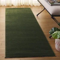 Solid Green Revive Runner, 2x8