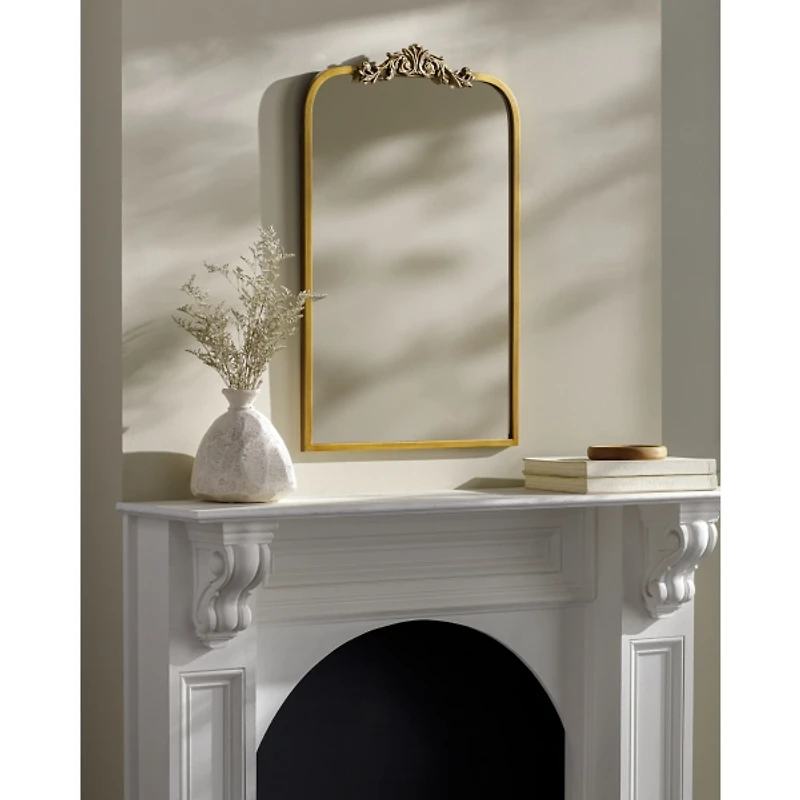 Aarlen Antique Gold Wall Mirror, 30 in.