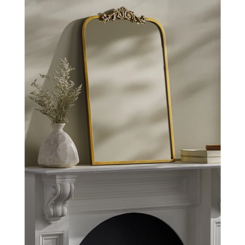 Aarlen Antique Gold Wall Mirror, 30 in.