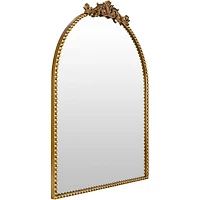 Aarlen Antique Gold Beaded Arched Mirror