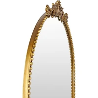 Aarlen Antique Gold Beaded Arched Mirror