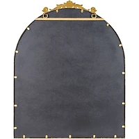 Aarlen Antique Gold Beaded Arched Mirror