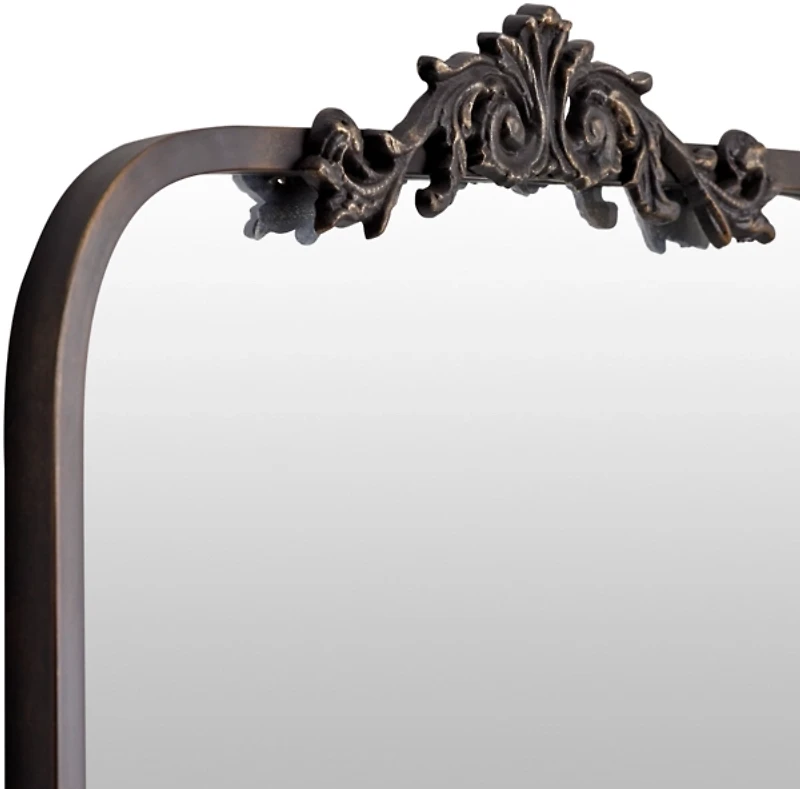 Aarlen Antique Black Wall Mirror