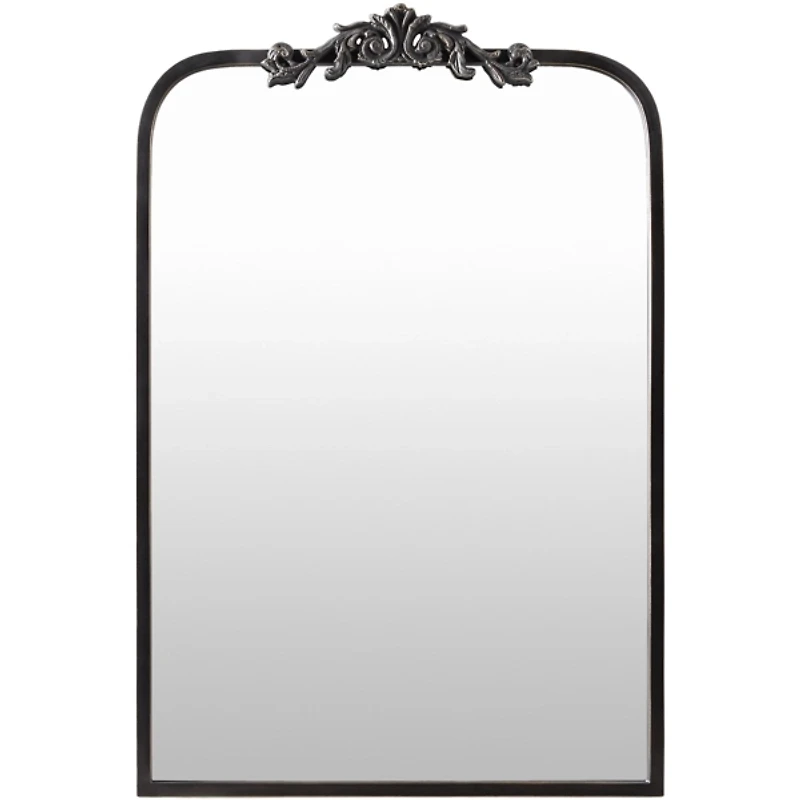 Aarlen Antique Black Wall Mirror