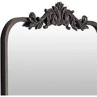 Aarlen Antique Black Wall Mirror, 36 in.