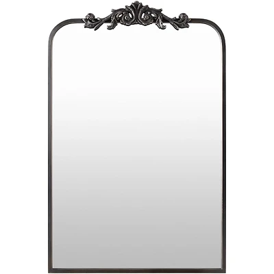 Aarlen Antique Black Wall Mirror, 36 in.