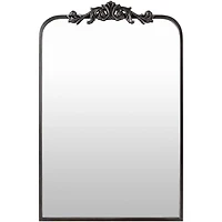 Aarlen Antique Black Wall Mirror, 36 in.