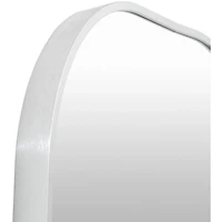 Aranya Silver Wide Oval Wall Mirror