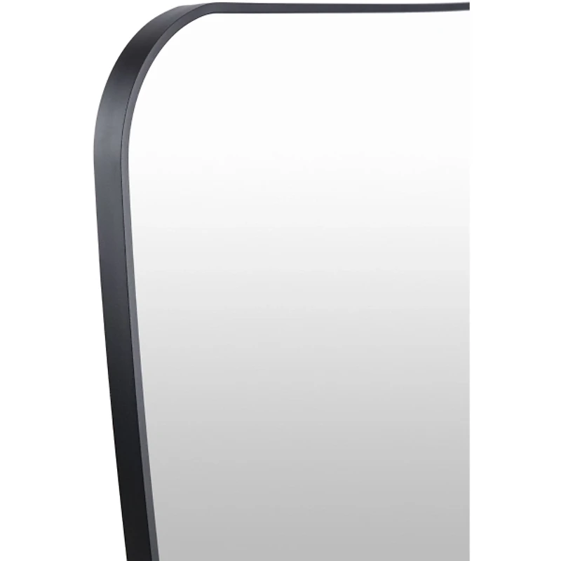 Aryana Black Tapered Rectangle Wall Mirror