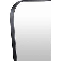 Aryana Black Tapered Rectangle Wall Mirror