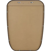 Aryana Black Tapered Rectangle Wall Mirror