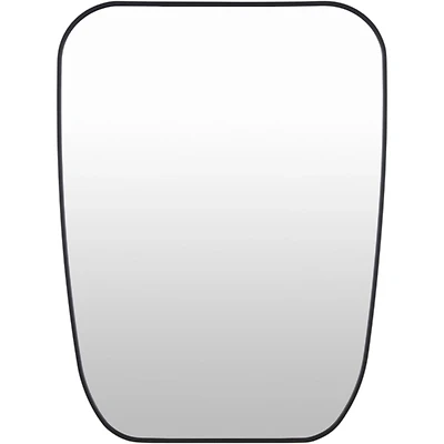 Aryana Black Tapered Rectangle Wall Mirror