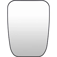 Aryana Black Tapered Rectangle Wall Mirror