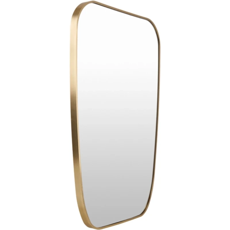 Aryana Gold Tapered Rectangle Wall Mirror