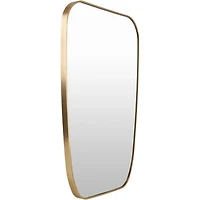 Aryana Gold Tapered Rectangle Wall Mirror