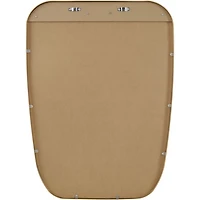 Aryana Gold Tapered Rectangle Wall Mirror