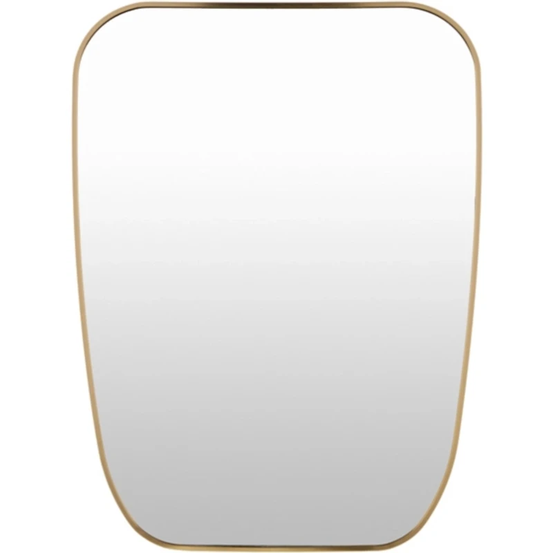 Aryana Gold Tapered Rectangle Wall Mirror