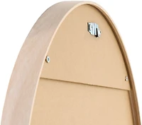 Aranya Natural Tan Oval Wall Mirror