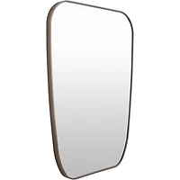 Aryana Brown Tapered Rectangle Wall Mirror