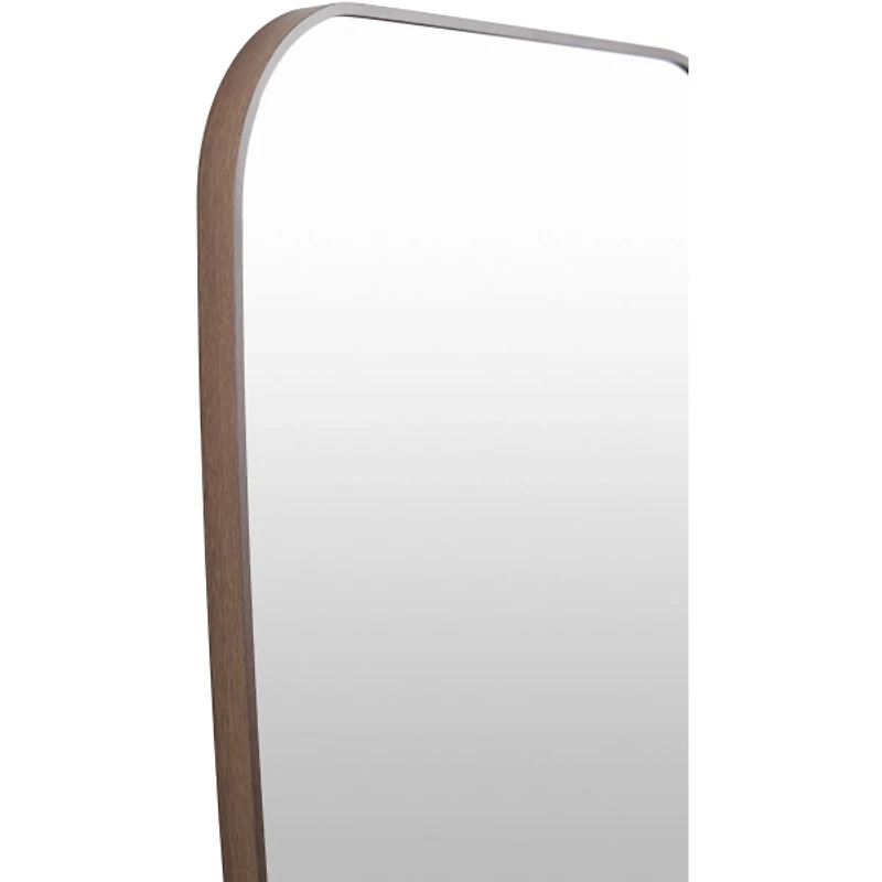 Aryana Brown Tapered Rectangle Wall Mirror