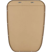 Aryana Brown Tapered Rectangle Wall Mirror