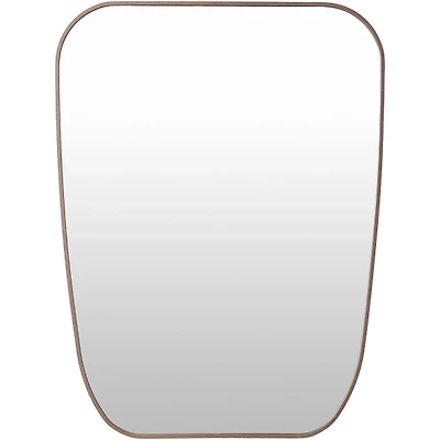Aryana Brown Tapered Rectangle Wall Mirror