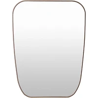 Aryana Brown Tapered Rectangle Wall Mirror