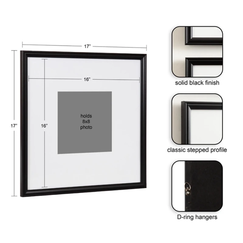 Adlynn Black 3-pc. Gallery Wall Frame Set