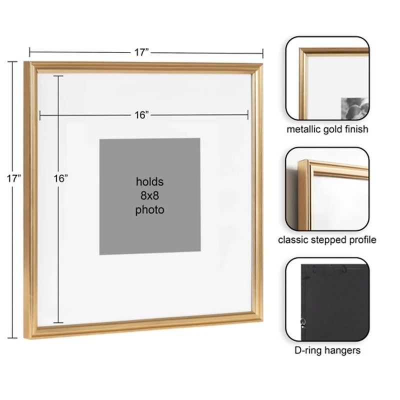 Adlynn Gold 3-pc. Gallery Wall Frame Set